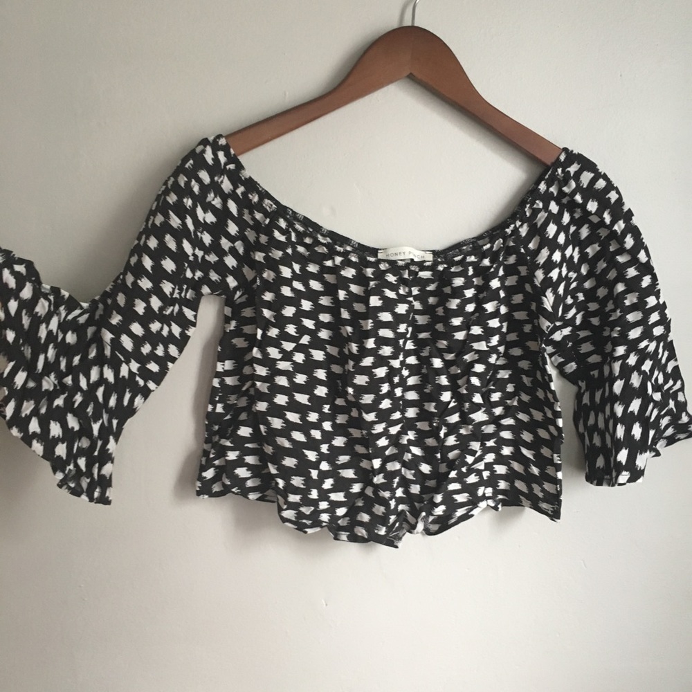 Honey Punch off the shoulder top